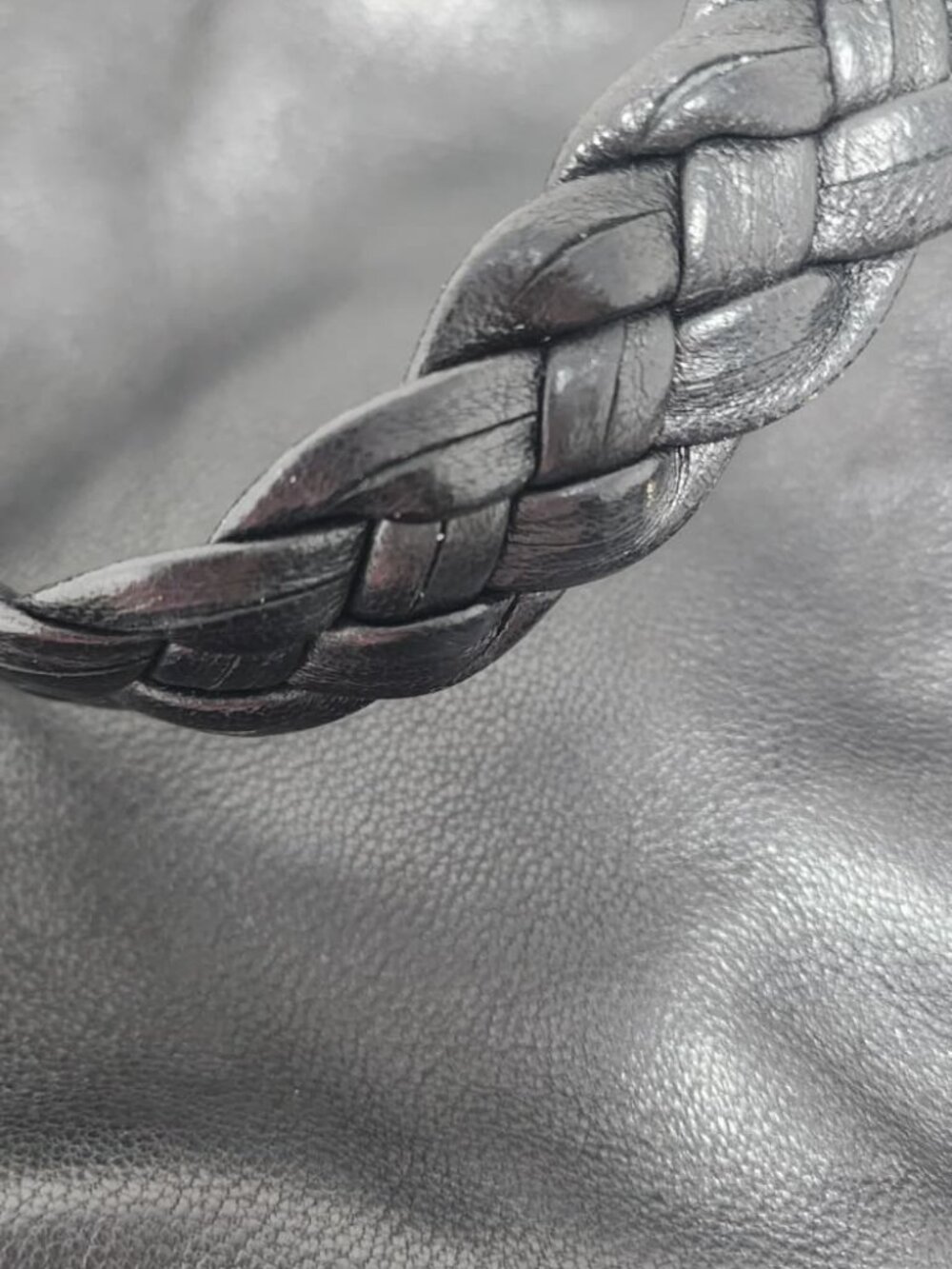 NEW Michael KORS Sexy Black Leather Shoulder/Crossbody Bag - Picture 4 of 5